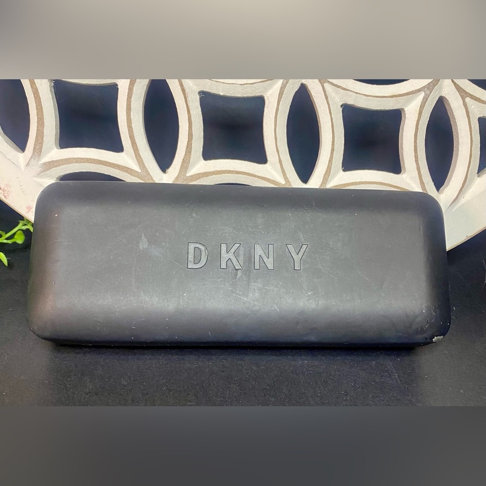 Two Authentic DKNY glasses cases, Matte Black